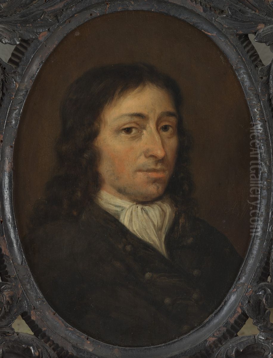 Portret van Maarten Arendsz. de Heer Oil Painting by Arnold Houbraken