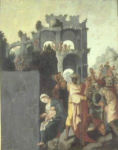 Adoration of the Magi.
