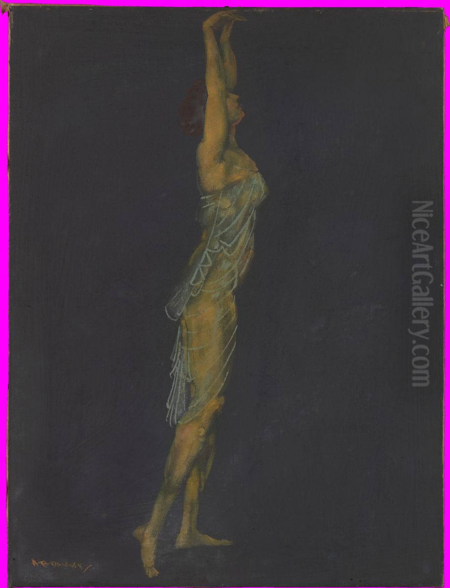 Dance-Uplift Oil Painting by Arthur Bowen Davies