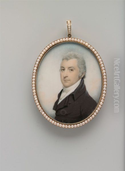 George Bethune Oil Painting by Edward Greene Malbone