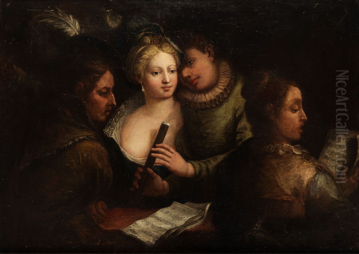 Das Konzert Oil Painting by unknown