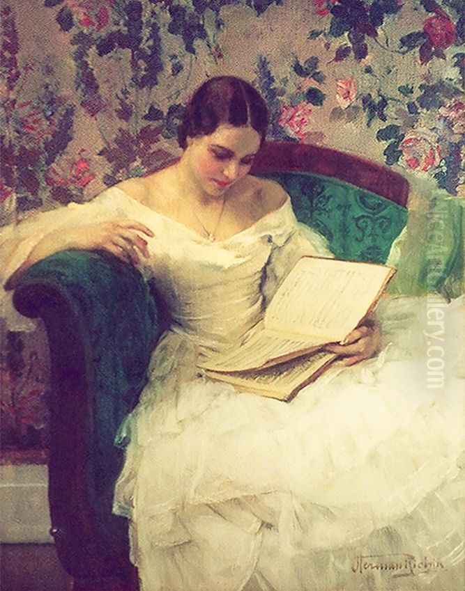 The Score Oil Painting by Herman Richir
