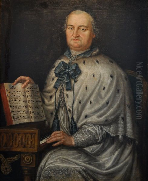 Canon Regular Wilhelm Hanser Oil Painting by unknown