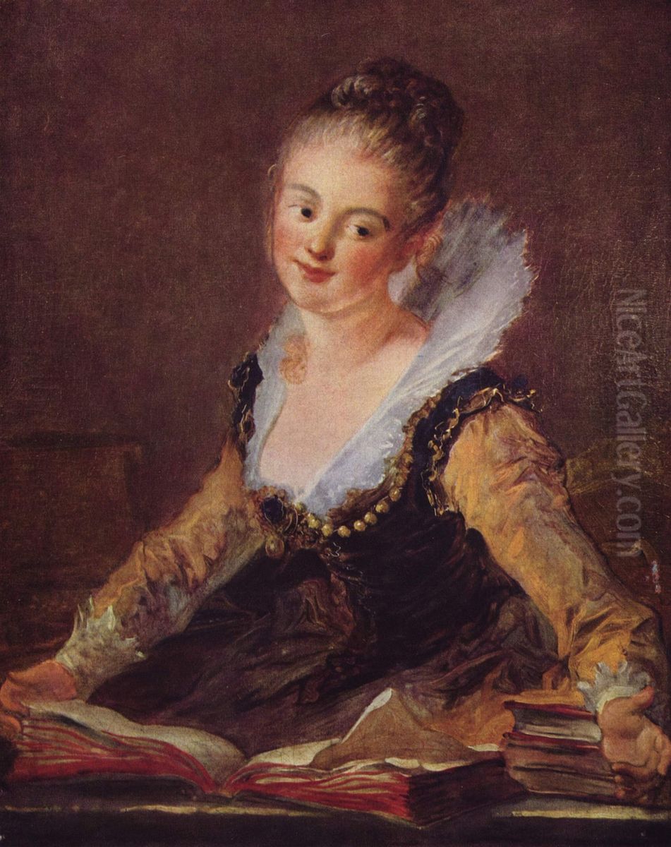 Die Lesende Oil Painting by Jean-Honore Fragonard