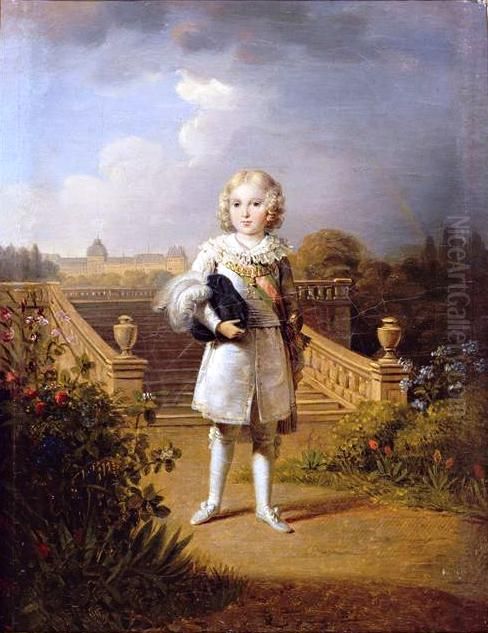 The King of Rome in the Tuileries Garden Oil Painting by Georges Rouget