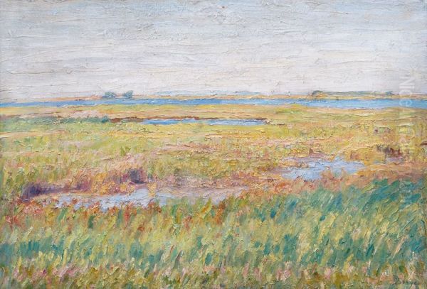 Blick uber Sylt Oil Painting by Robert Breyer
