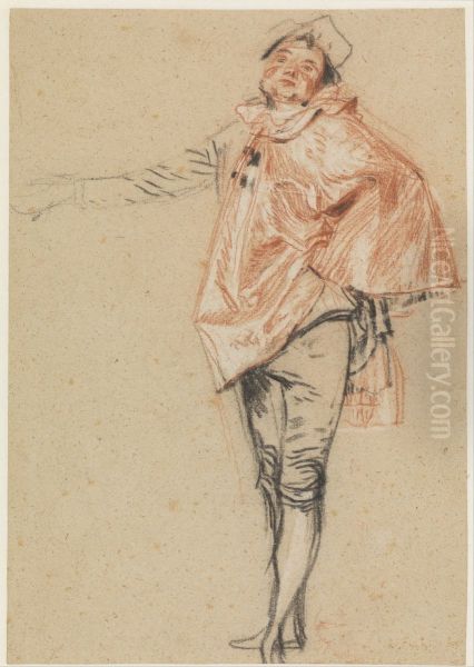 L'indifferent Oil Painting by Jean-Antoine Watteau