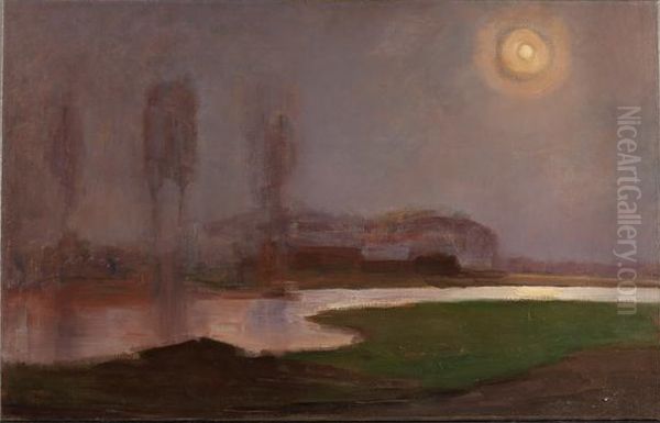Zomernacht Oil Painting by Piet Mondrian