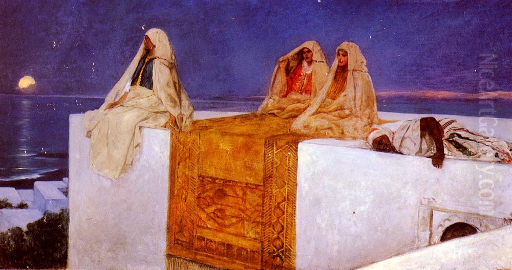 Les Nuits arabes Oil Painting by Jean-Joseph Benjamin-Constant