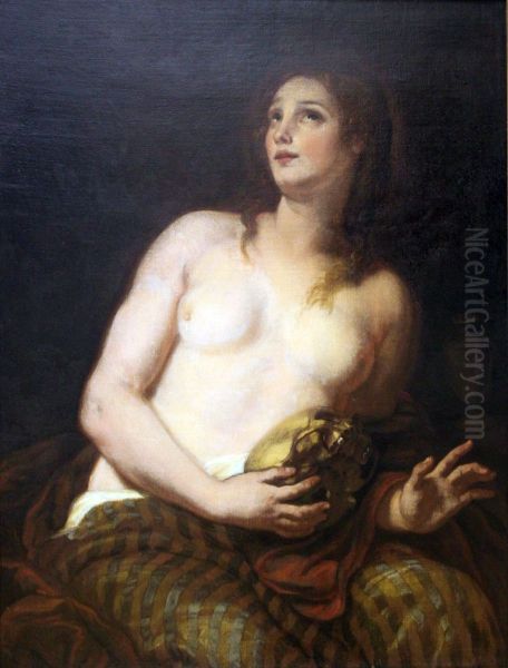 The repentant Mary Magdalene Oil Painting by Francesco Furini