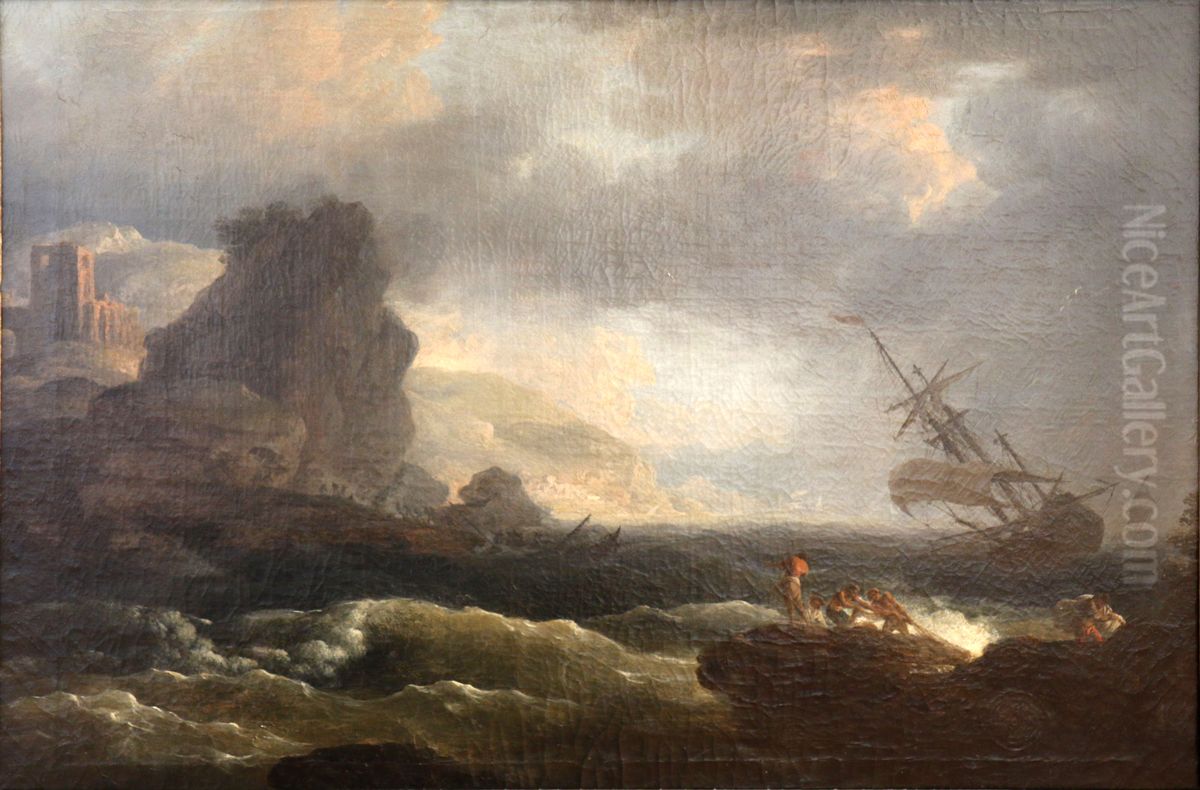 Tempete Oil Painting by Joseph Vernet