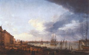Vue d'une partie du Port et de la ville de Bordeaux prise du cote des Saliniereshttps://www.wikidata.org/wiki/Q20020207#