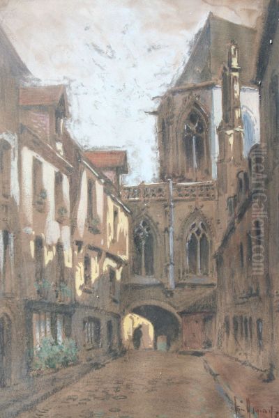 Falaise (Normandie) Oil Painting by Emile Appay