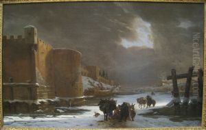 FrozenMoatOutside City Walls