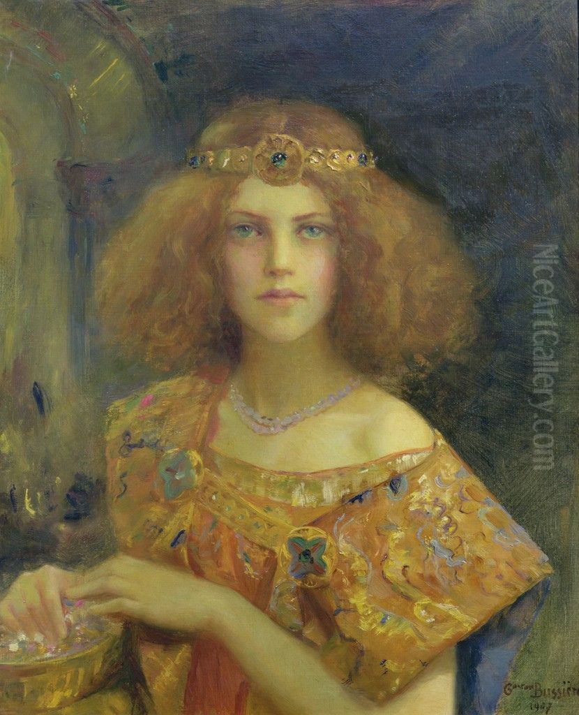 Salammbo Oil Painting by Gaston Bussiere