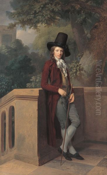Portrait of Nicolas Chatelain Oil Painting by Johann Friedrich August Tischbein
