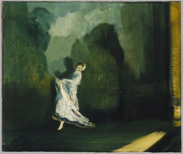 Keiths Union Square Oil Painting by Everett Shinn