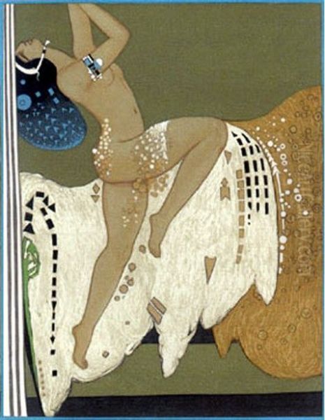 Salome Oil Painting by Manuel Orazi