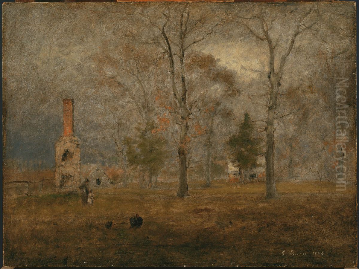 Gray Day, Goochland Oil Painting by George Inness
