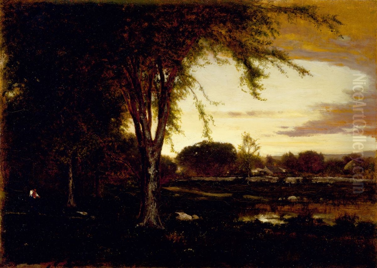 Landscape Oil Painting by George Inness