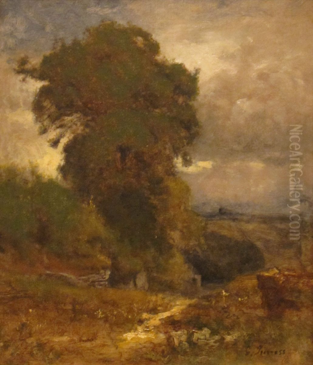 Mid-Summer Oil Painting by George Inness