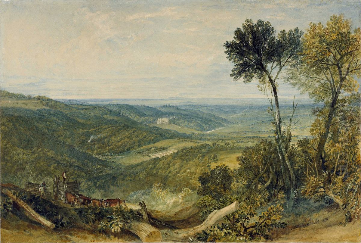 The Vale of Ashburnham Oil Painting by J. M. W. Turner