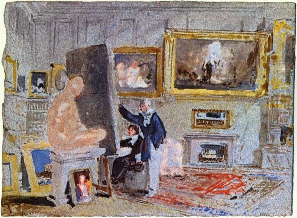 Maler an der Staffelei Oil Painting by J. M. W. Turner
