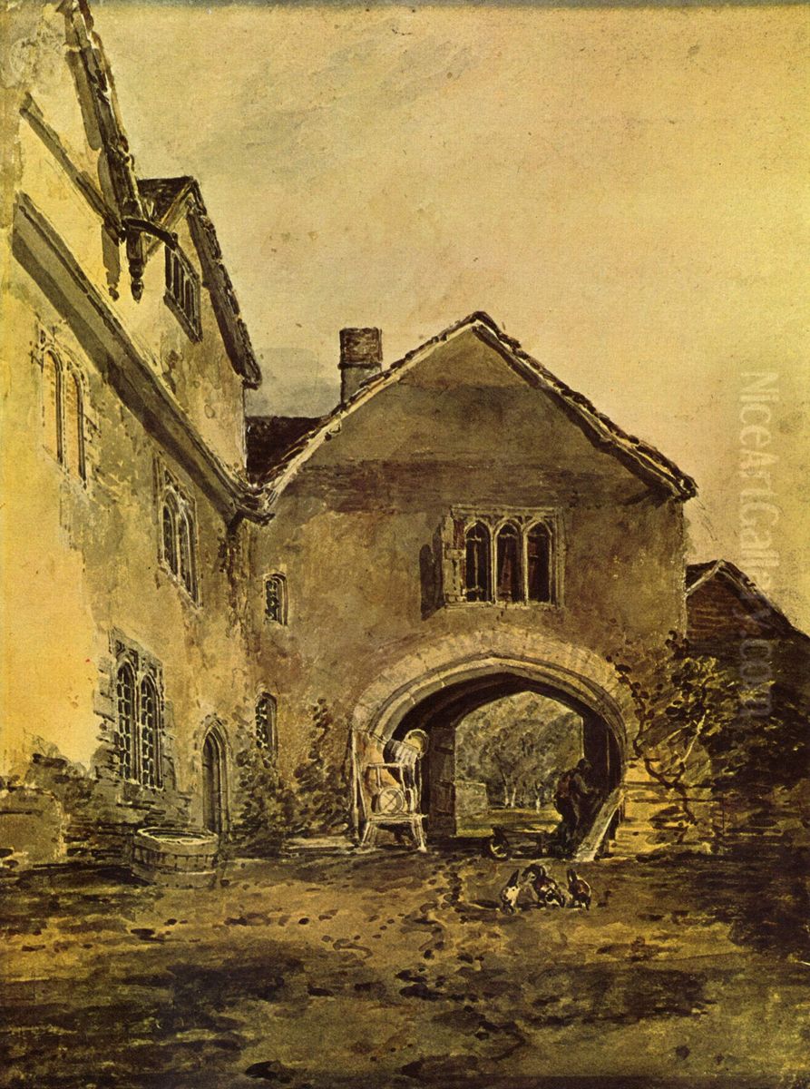 Torweg eines Herrenhauses Oil Painting by J. M. W. Turner