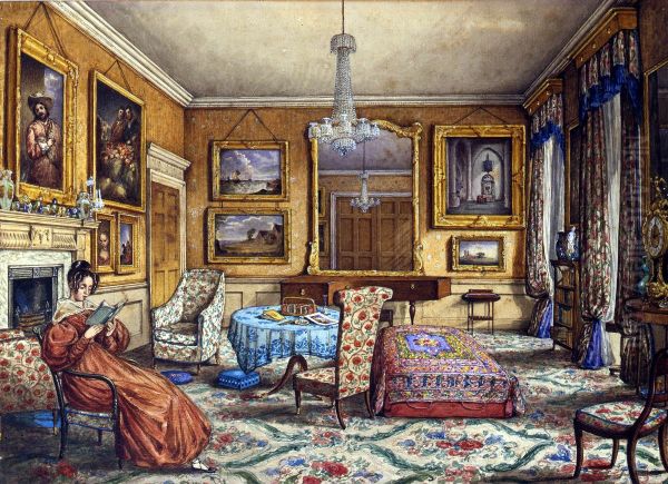 Miss Crompton's Room Oil Painting by Mary Ellen Best