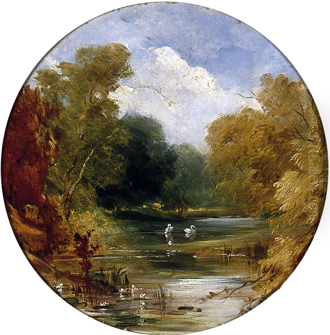 The Plantation at Acomb, York Oil Painting by William Etty