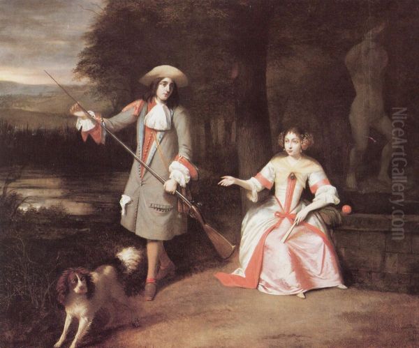 Licensing.cestina|English|francais|makedonski|Nederlands|+/- Oil Painting by Pieter De Hooch