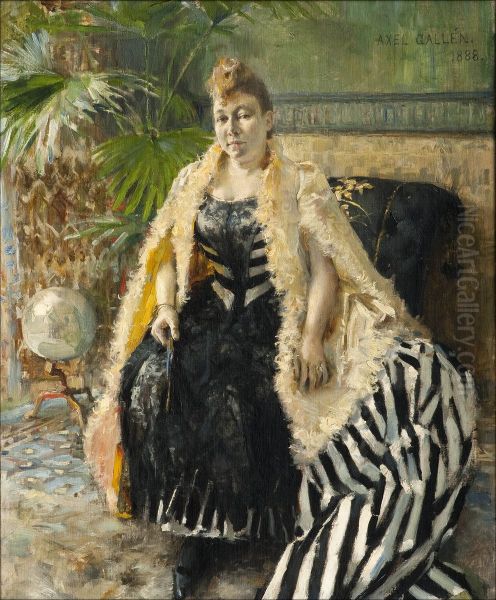 Parisienne Oil Painting by Akseli Gallen-Kallela
