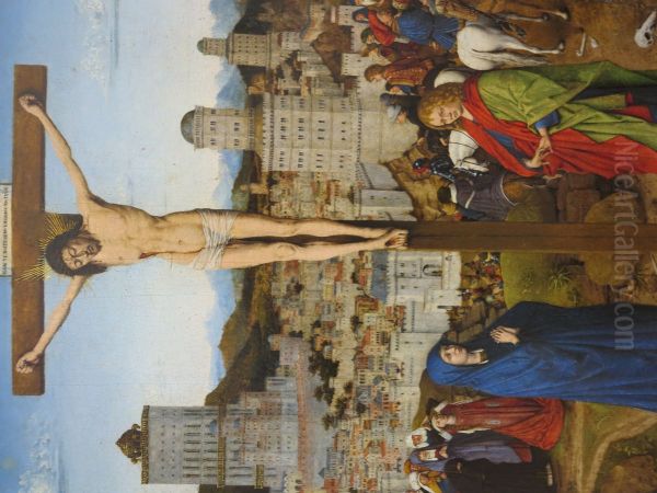 Crucifixion Oil Painting by Jan Van Eyck
