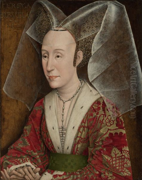 Isabella av Portugal Oil Painting by Rogier van der Weyden