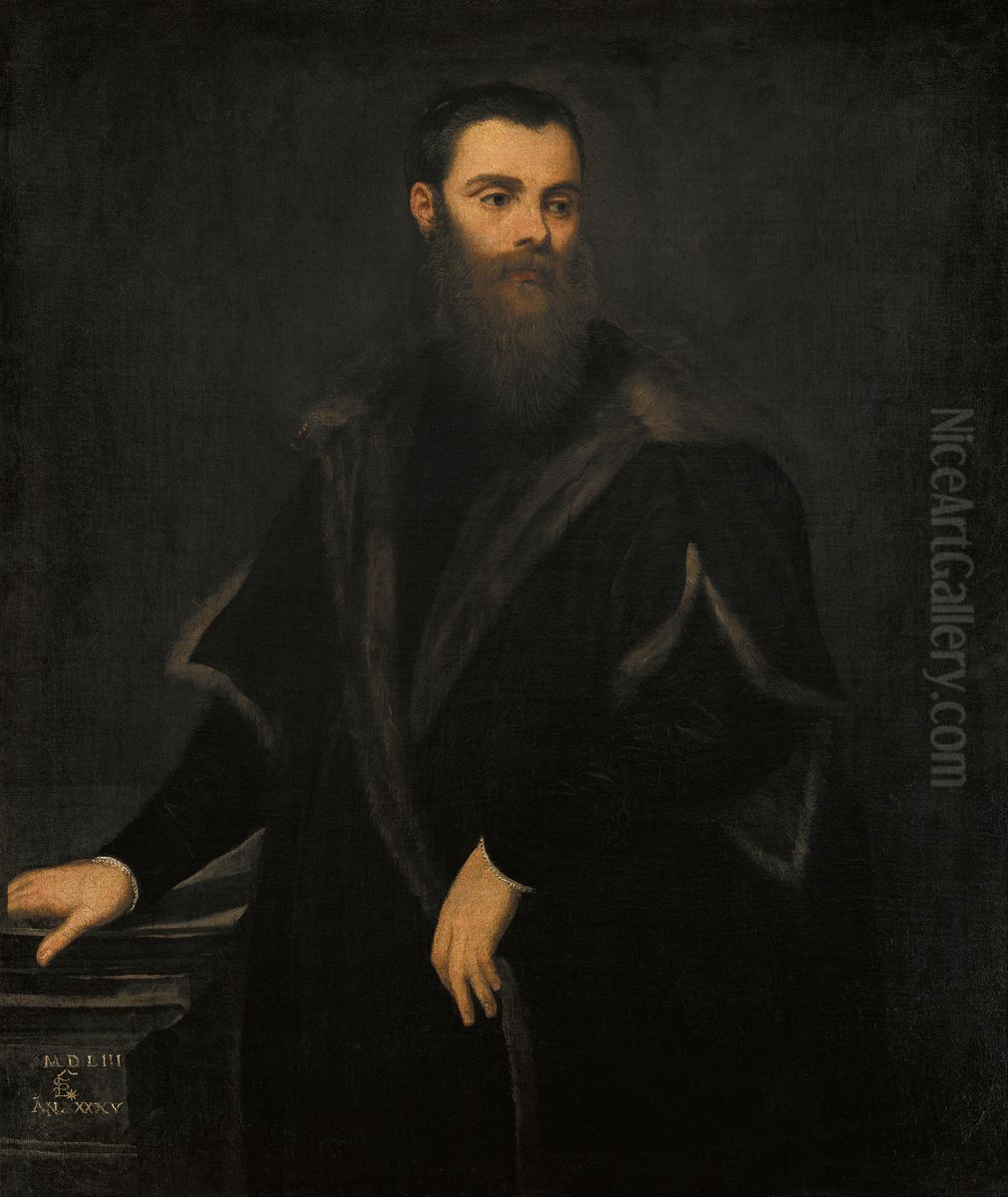 Lorenzo Soranzo Oil Painting by Jacopo Tintoretto