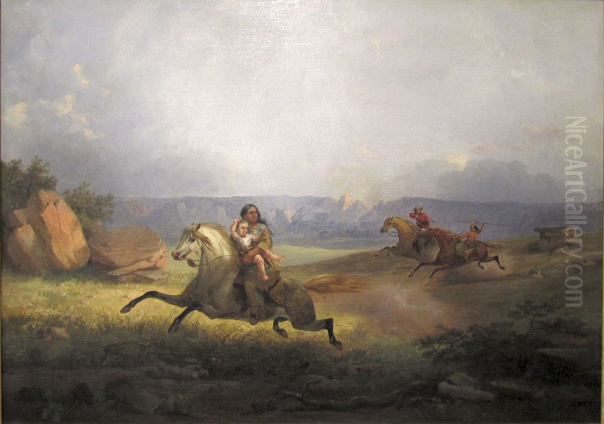 Kidnapped Oil Painting by John Mix Stanley
