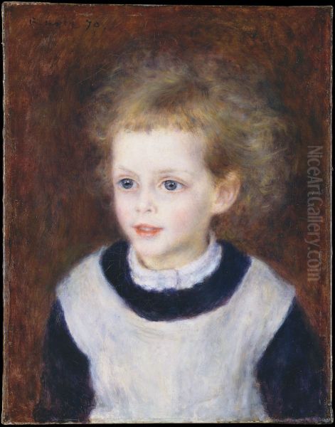 Marguerite-Therese (Margot) Berard (1874-1956) Oil Painting by Pierre-Auguste Renoir