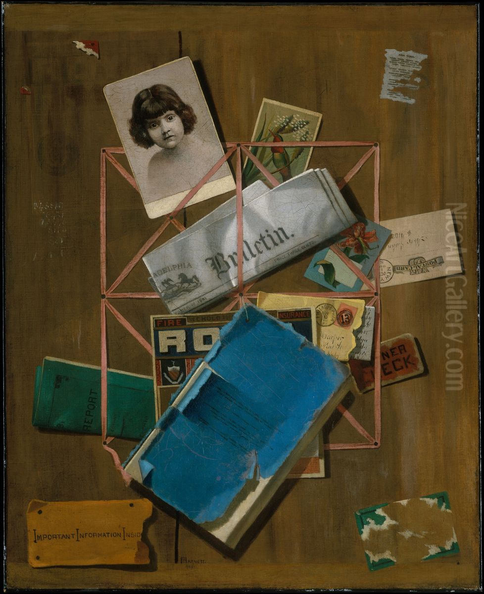 Old Souvenirs Oil Painting by John F. Peto