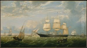 The Golden State Entering New York Harbor