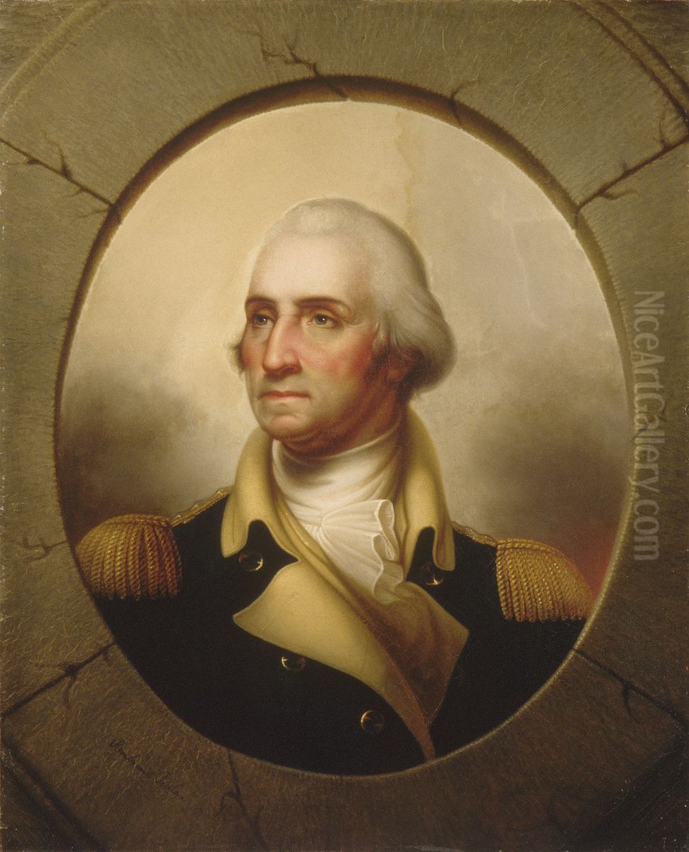 George Washington Oil Painting by Rembrandt Peale