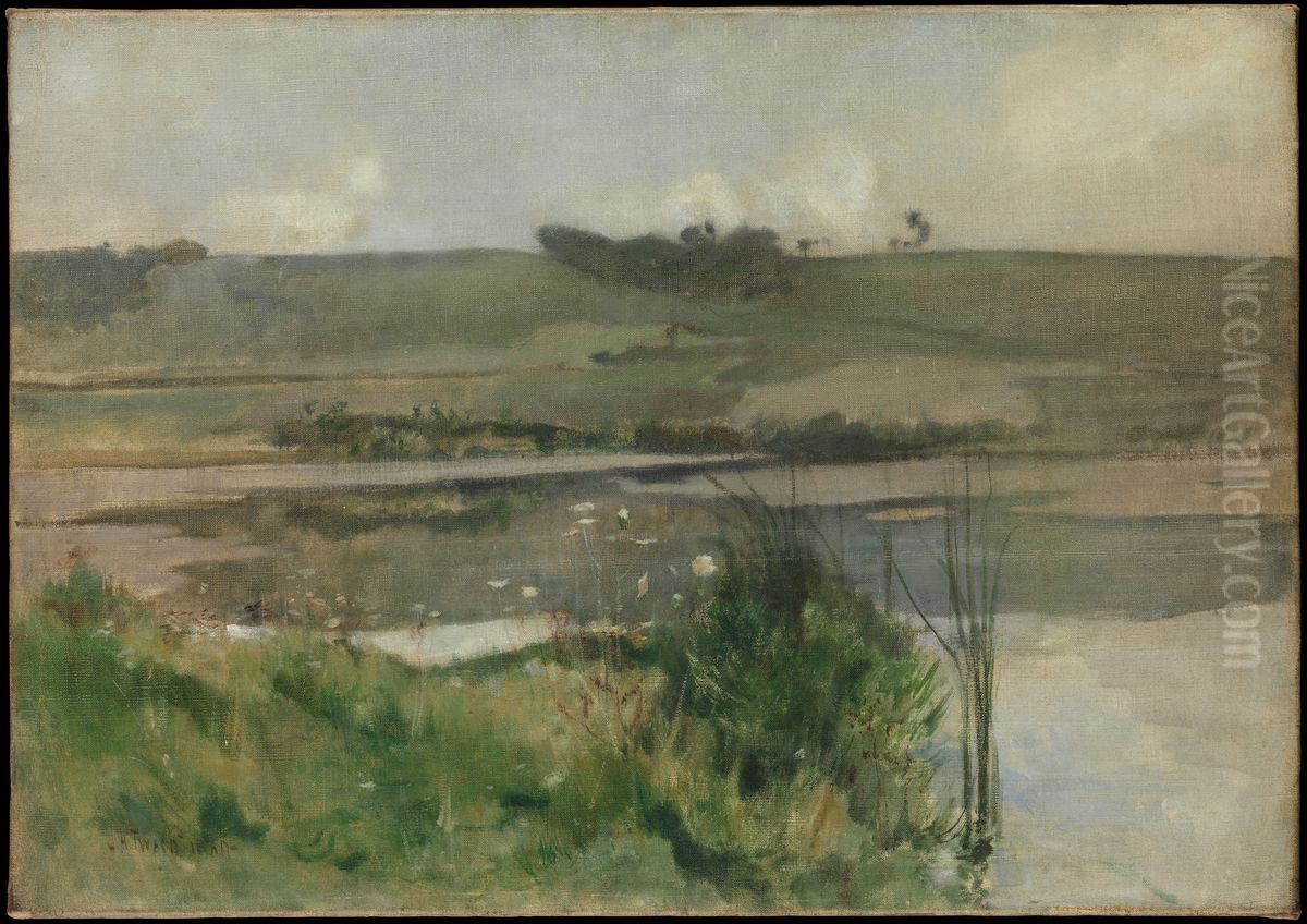 Arques-la-Bataille Oil Painting by John Henry Twachtman