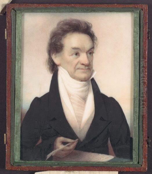 Edward Livingston Oil Painting by Anson Dickinson
