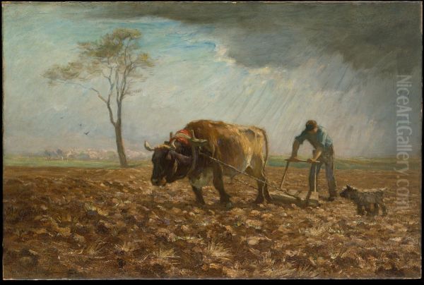 The Harrower Oil Painting by Horatio Walker