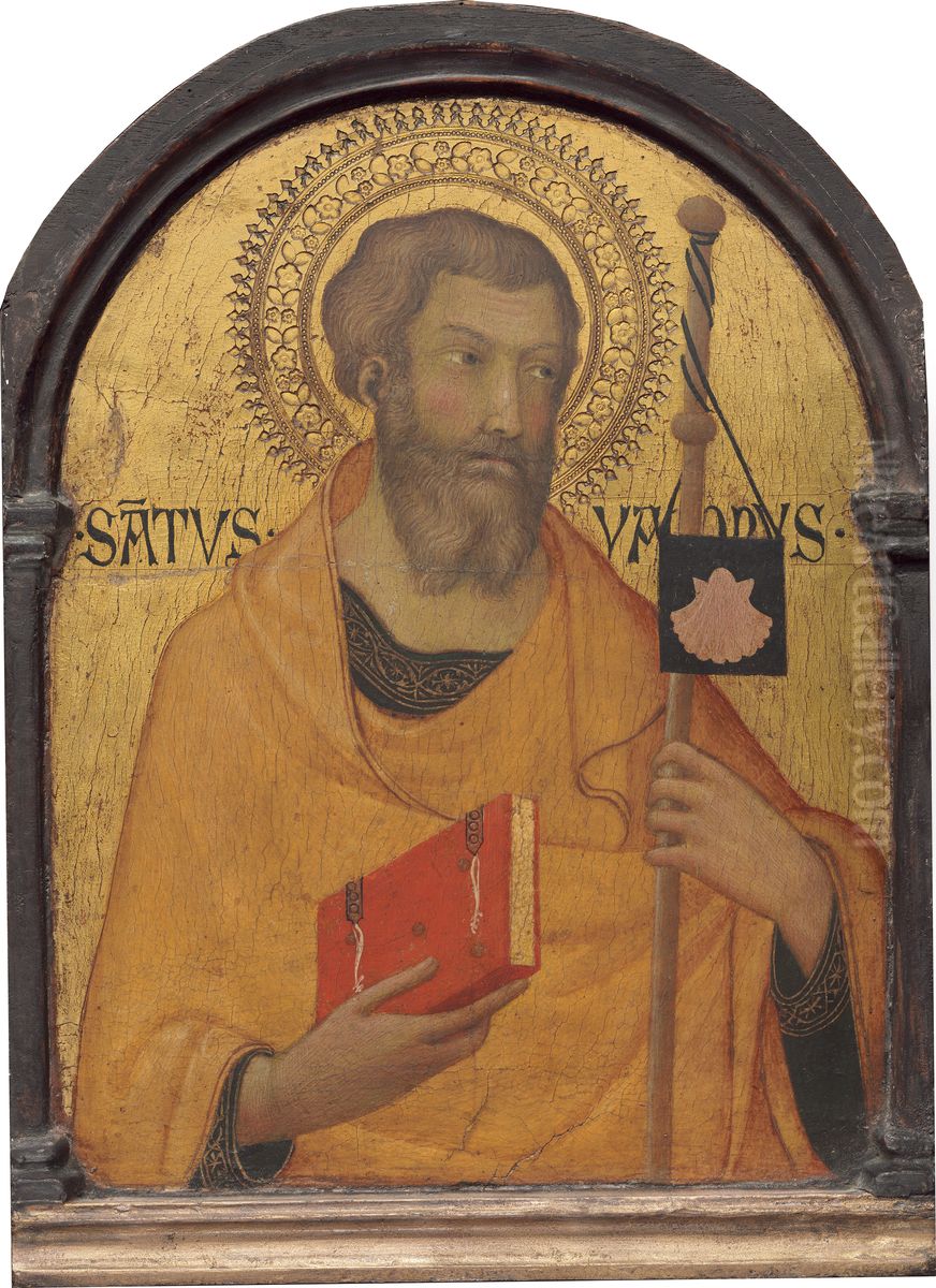 Saint James Major Oil Painting by Simone Martini