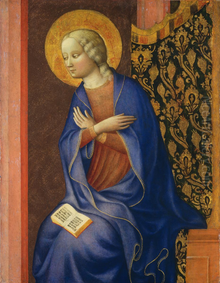 The Virgin Annunciate Oil Painting by Masolino da Panicale