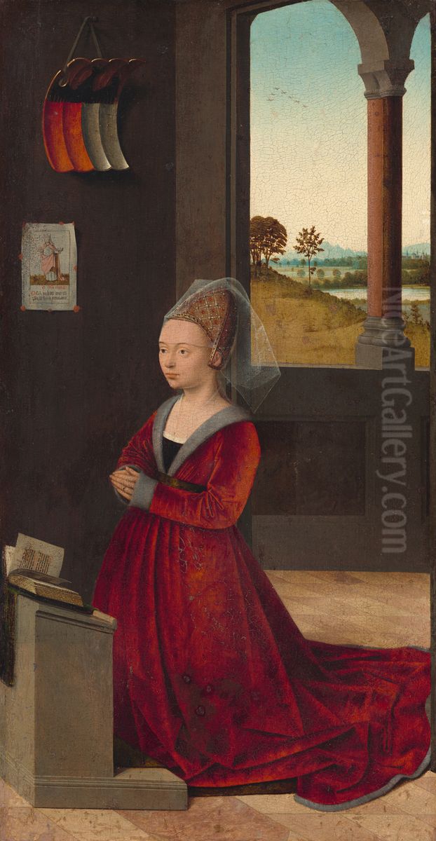 Portrait of a Female Donor Oil Painting by Petrus Christus