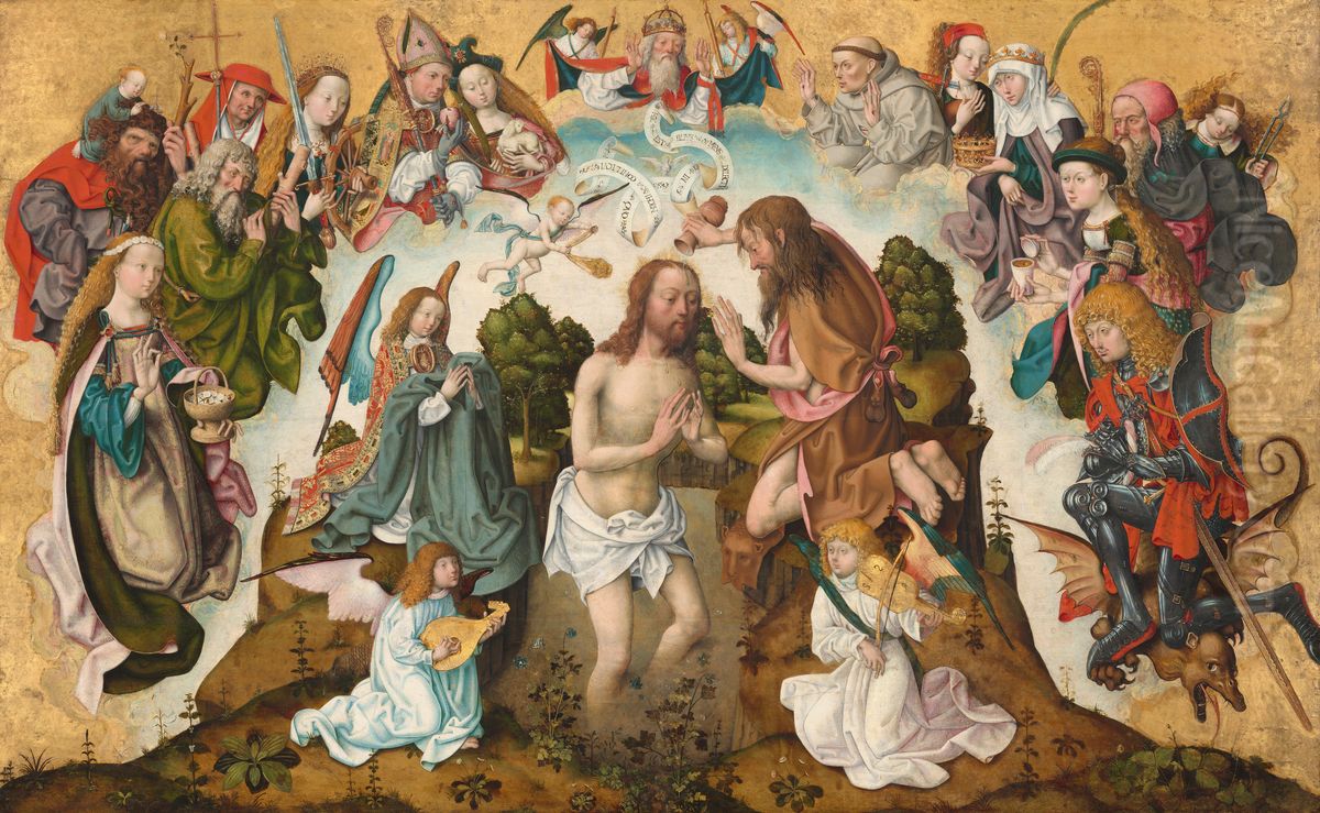 The Baptism of Christ Oil Painting by Master of the Saint Bartholomew Altarpiece