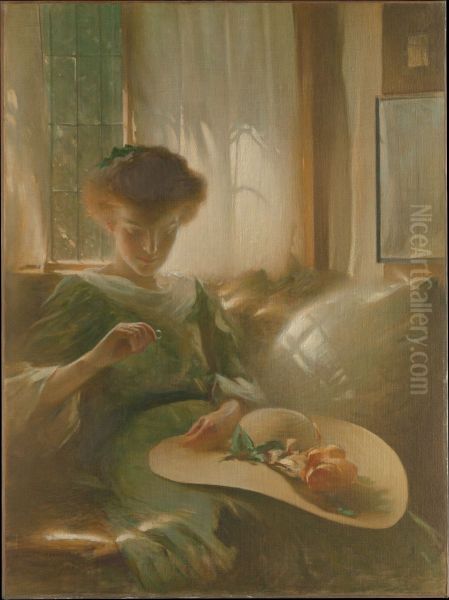 The Ring Oil Painting by John White Alexander
