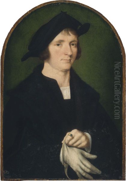 Joris Vezeleer Oil Painting by Joos Van Cleve
