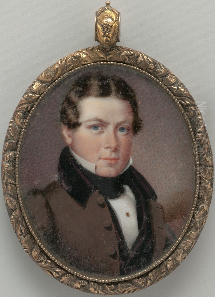 Self Portrait Oil Painting by James Van Dyck